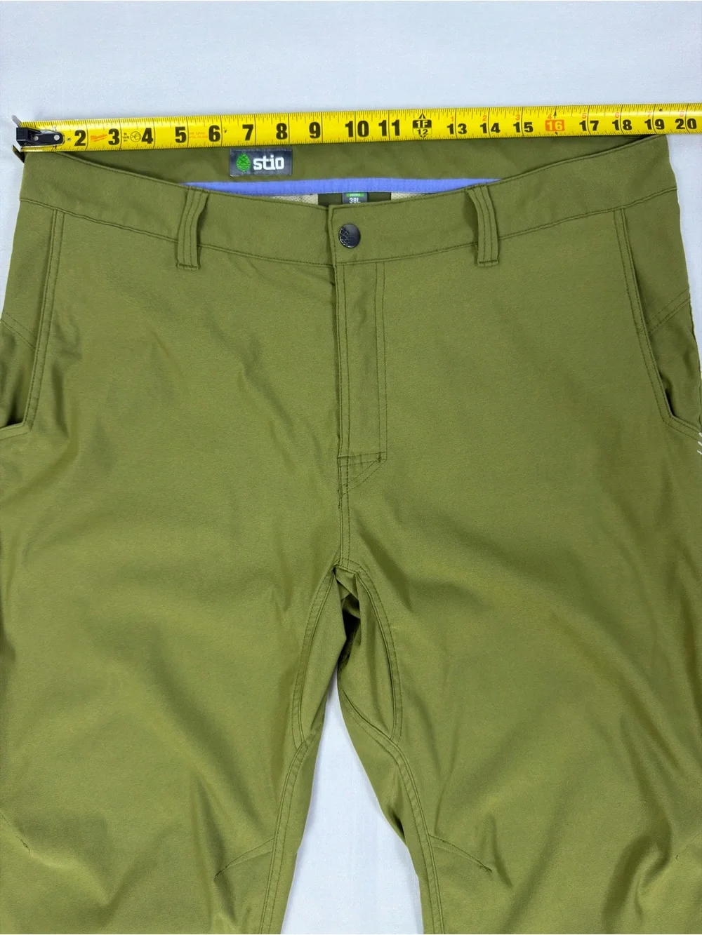 Stio Men’s Outdoor Hiking Stretch Pants Green Size 38L